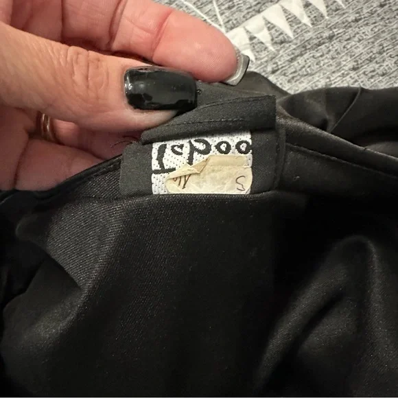 Taboo Black One Shoulder Satin Dress Ruched Cocktail Party Coquette Y2K 6 - Picture 9 of 11